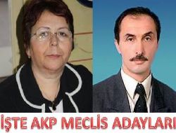 AKP �l Genel Meclis Adaylar� A��kland�