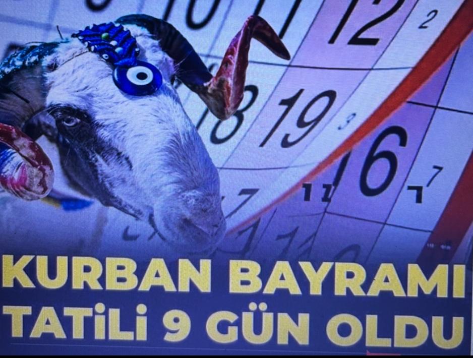 Kurban Bayram� tatili belli oldu
