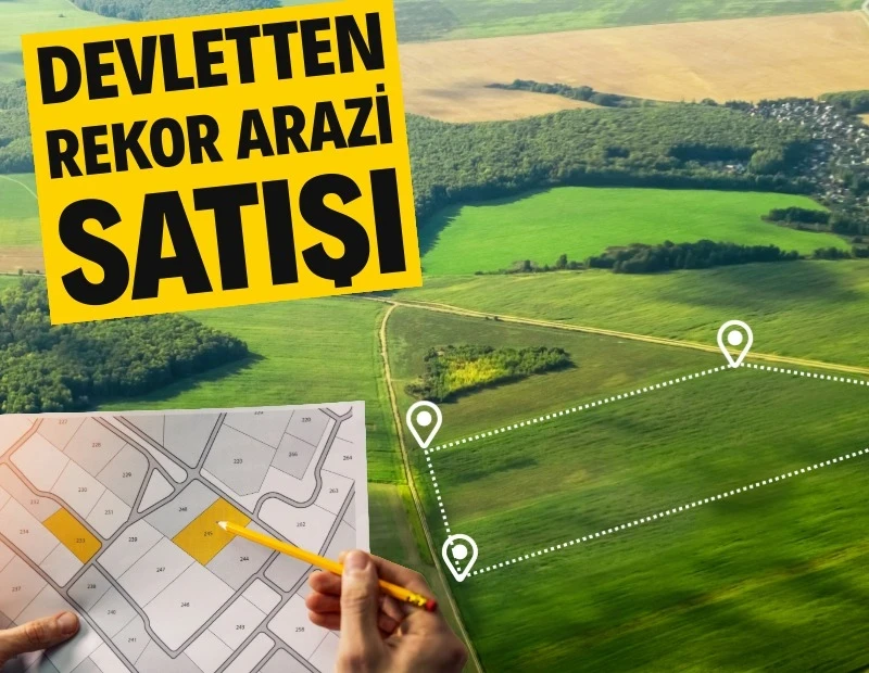 Devletten rekor arazi sat���