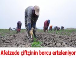 Afetzede �ift�inin borcu 1 y�l erteleniyor