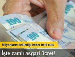 Asgari �cret belli oldu
