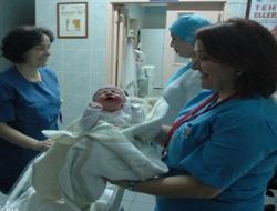 Giresun'da Yeni Y�l�n �lk Bebe�i